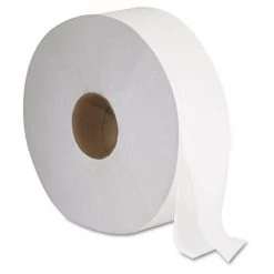 GEN G1513 2-Ply 1375 Ft. Length Septic Safe Jumbo Bath Tissues - White (6 Rolls/Carton)