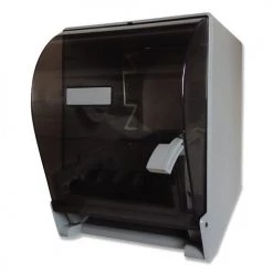 GEN AG10400 Lever Action Roll Towel Dispenser, 11.25 X 9.5 X 14.38, Transparent
