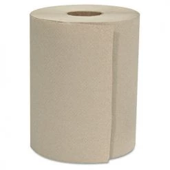 GEN GENHWTKRFT Hardwound 1-Ply 8 In. X 600 Ft. Roll Towels - Natural (12 Rolls/Carton)