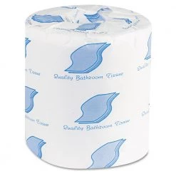 GEN GN500 2-Ply Bath Tissue - White (96 Rolls/Carton, 500 Sheets/Roll)