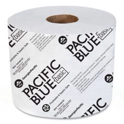 Georgia Pacific Professional 19448/01 Pacific Blue Basic High-Capacity 2-Ply Bath Tissue - White (1000 Sheets/Roll 48 Rolls/Carton)