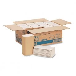 Georgia Pacific Professional 23504 Pacific Blue Basic S-fold 10.2 In. X 9.2 In. Paper Towels - Brown (250-Piece/Pack, 16 Packs/Carton)