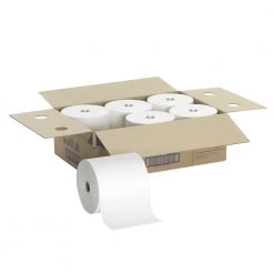 Georgia Pacific Professional 26470 Shopful Mechanical Recycled 1000 Ft. X 7.87 In. Paper Towel Rolls - White (1000-Piece/Roll, 6 Rolls/Carton)