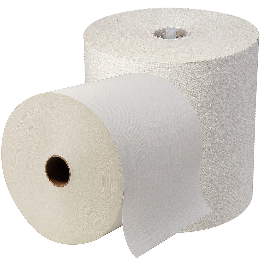 Georgia Pacific Professional 26470 Shopful Mechanical Recycled 1000 Ft. X 7.87 In. Paper Towel Rolls - White (1000-Piece/Roll, 6 Rolls/Carton) - Image 2