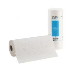 Georgia Pacific Professional 27300 11 In. X 8.88 In. Pacific Blue Select 2-Ply Perforated Paper Kitchen Roll Towels - White (100/Roll)