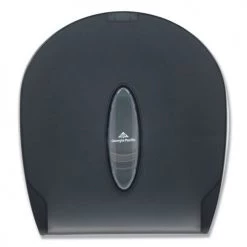 Georgia Pacific Professional 59009 Jumbo Jr. 10.6 In. X 5.4 In. X 11.3 In. Single Roll, Bathroom Tissue Dispenser - Translucent Smoke