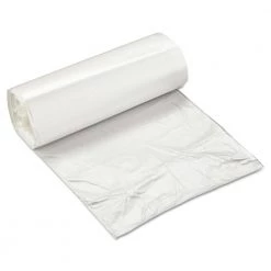 Inteplast Group EC2424N 50/Roll 20 Rolls/Carton 24 X 24 10gal 5mic High-Density Can Liner - Clear