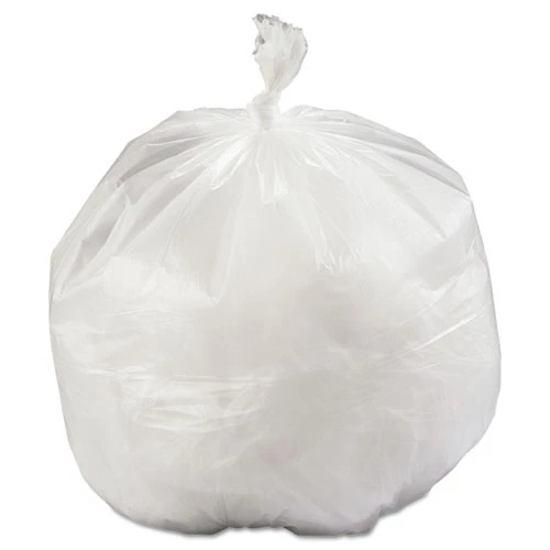 Inteplast Group S334013N 33 Gal. 13 Microns 33 In. X 40 In. High-Density Interleaved Commercial Can Liners - Clear (500/Carton) - Image 3