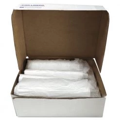 Inteplast Group S434816N 60-Gallon 16 Microns 43 In. X 48 In. High-Density Commercial Can Liners - Natural (200-Piece/Carton)