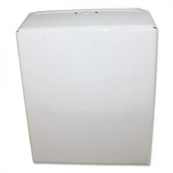 Impact 4090W 11 In. X 4.5 In. X 15.75 In. Metal Combo Towel Dispenser - Off White