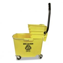 Impact IMP 6Y/2635-3Y White Premium 26 - 35 Quart Wringer And Bucket - Yellow