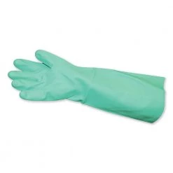 Impact IMP 8225M Pro-Guard Unlined Long-Sleeve Nitrile Gloves - Medium, Green (12 Pairs/Carton)