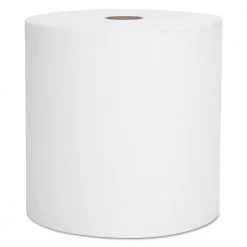 Scott 01005 Essential Recycled 1.5 In. Core 8 In. X 1000 Ft. Hard Roll Paper Towels - White (6 Rolls/Carton)