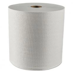 Scott 1080 Essential 1.5 In. Core 8 In. X 425 Ft. Universal Plus Hard Towel Rolls - White (425-Piece/Roll, 12 Rolls/Carton)