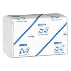 Scott 01960 Pro 2-Ply 7.8 In. X 12.4 In. Scottfold Paper Towels - White (175-Piece/Pack, 25 Packs/Carton)