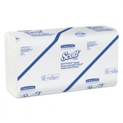 Scott 01980 Pro 9.4 In. X 12.4 In. Scottfold Paper Towels - White (175-Piece/Pack, 25 Packs/Carton)