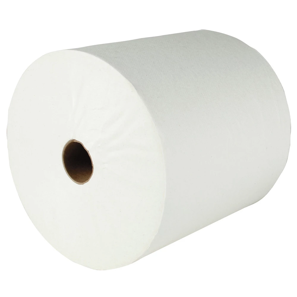 Scott 2068 Essential 1.5 In. Core 8 In. X 400 Ft. Universal Hard Roll Paper Towels - White (6 Rolls/Carton) - Image 2
