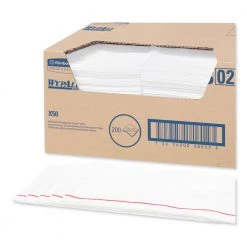 WypAll KCC 06053 23-1/2 In. X 12-1/2 In. 1/4 Fold X50 Foodservice Towels - White (200/Carton)