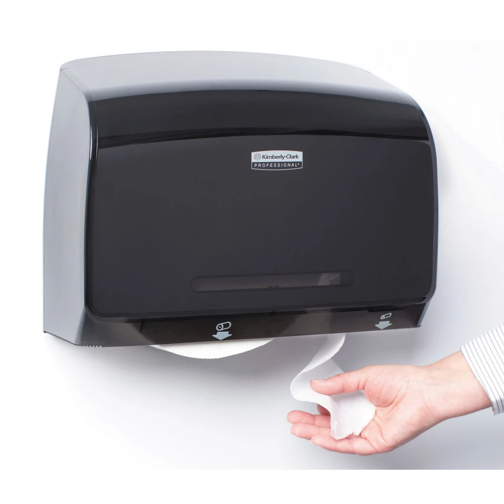 Scott 7827 Essential 2-Ply 3.25 In. Core 3.55 In. X 2000 Ft. Extra Long Jumbo Roll Toilet Paper - White (6 Rolls/Carton) - Image 2