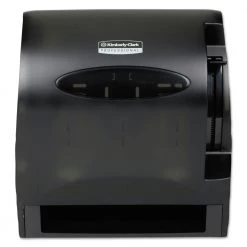Kimberly-Clark Professional 09765 In-Sight Lev-R-Matic Roll Towel Dispenser, 13 3/10w X 9 4/5d X 13 1/2h, Smoke (1/Carton)