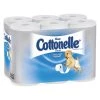 Cottonelle 12456 Clean Care Septic Safe 1-Ply Bathroom Tissue - White (48-Box/Carton 170-Sheet/Roll)