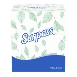 Surpass 21320 Pop-Up 2-Ply Facial Tissues - White (36-Box/Carton 110-Sheet/Box)