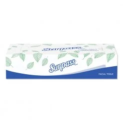 Surpass KCC 21390 2-Ply Facial Tissues - White (60-Box/Carton 125-Sheet/Box)