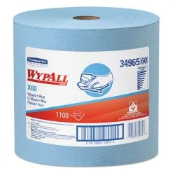 WypAll 34965 12-1/2 In. X 13-2/5 In. X60 Cloths - Blue, Jumbo (1100/Roll)