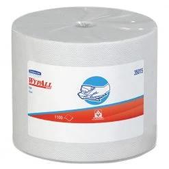 WypAll KCC 35015 9-4/5 In. X 13-2/5 In. X50 Cloths - White, Jumbo (1100/Roll)