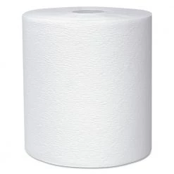 Scott 50606 8 In. X 600 Ft. Essential Plus Hard Roll Towels - White (6 Rolls/Carton)
