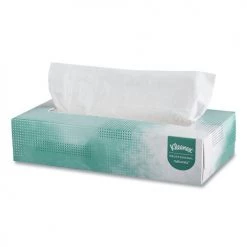 Kleenex 21601BX Naturals 2-Ply Facial Tissue - White (125 Sheets/Box)