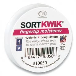 LEE 10050 Sortkwik Fingertip Moisteners, 3/8 Oz, Pink