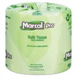 Marcal PRO 3001 100% Recycled Septic Safe 2-Ply Bathroom Tissue - White (240 Sheets/Roll, 48 Rolls/Carton)
