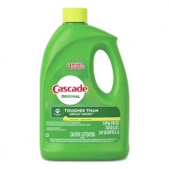 Cascade 28193 120 Oz. Bottle Dishwasher Gel With Dawn - Lemon (4-Piece/Carton)