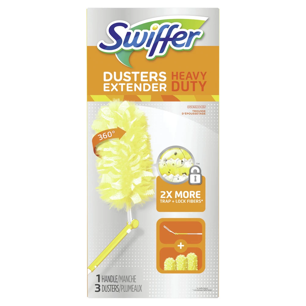 Swiffer 82074 Heavy Duty Plastic Handle Dusters (3-Piece/Kit 6-Kit/Carton) - Image 2