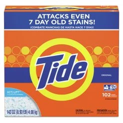 Tide 85006 143 Oz. Box Laundry Detergent Powder - Original Scent (2-Piece/Carton)