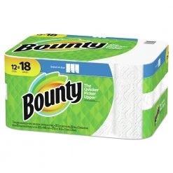 Bounty 65538 11 X 5.9 Select-A-Size Perforated Roll Towels - White (95 Sheets/Roll, 12/Pack)