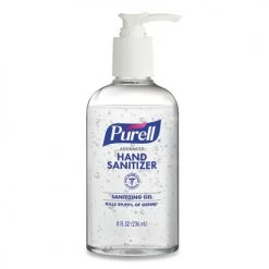 PURELL 4040-12-S 8 Oz. Pump Bottle Refreshing Scent Advanced Gel Hand Sanitizer (12/Carton)