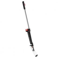Rubbermaid Commercial HYGEN 1863884 Pulse 17 In. X 52 - 56 In. Microfiber Spray Mop System - Black