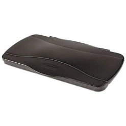 Rubbermaid Commercial FG267400BLA Slim Jim 13.5 In. X 21 In. X 1.20 In. Hinged Lid - Black