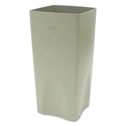 Rubbermaid Commercial FG356300BEIG 19 Gallon Rigid Liner For Plaza Containers - Beige (4-Piece/Carton)