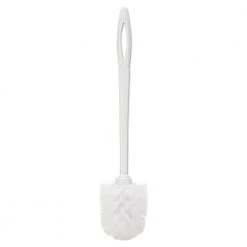 Rubbermaid Commercial FG631000WHT 14-1/2 In. Plastic Toilet Bowl Brush - White