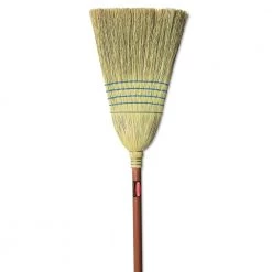 Rubbermaid Commercial FG638300BLUE Corn-Fill 38 In. Handle Warehouse Broom - Blue