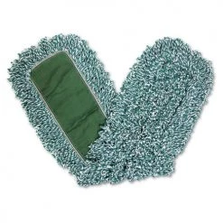 Rubbermaid Commercial FGJ85500GR00 36 In. Looped End Microfiber Dust Mop Head - Green