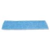 Rubbermaid Commercial FGQ40900BL00 Economy 18 In. Microfiber Wet Mopping Pads - Blue (12-Piece/Carton)