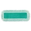 Rubbermaid Commercial FGQ41800GR00 18 In. Microfiber Dust Pad With Fringe - Green (6-Piece/Carton)