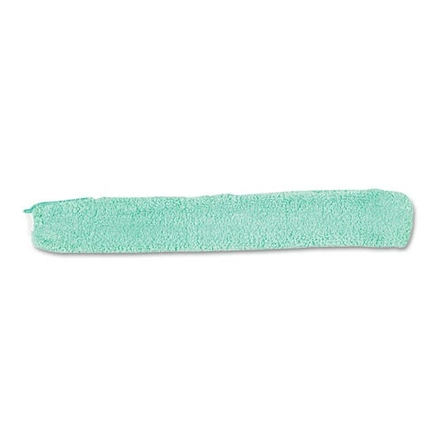 Rubbermaid Commercial HYGEN FGQ85100GR00 HYGEN 22.7 In. X 3.25 In. Quick-Connect Microfiber Dusting Wand Sleeve - Green