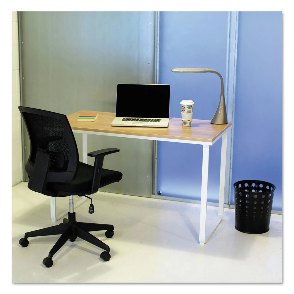 Safco 9740BL Bubble Wastebasket, Round, Steel, 6 Gal, Black - Image 3