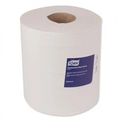 Tork 120133 Advanced 1-Ply 8.25 In. X 11.8 In. Centerfeed Hand Towels - White (6 Rolls/Carton, 1000 Sheets/Roll)