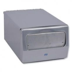 Tork 17CBS 7.62 In. X 11.75 In. X 5.63 In. Masterfold Napkin Dispenser - Brushed Steel